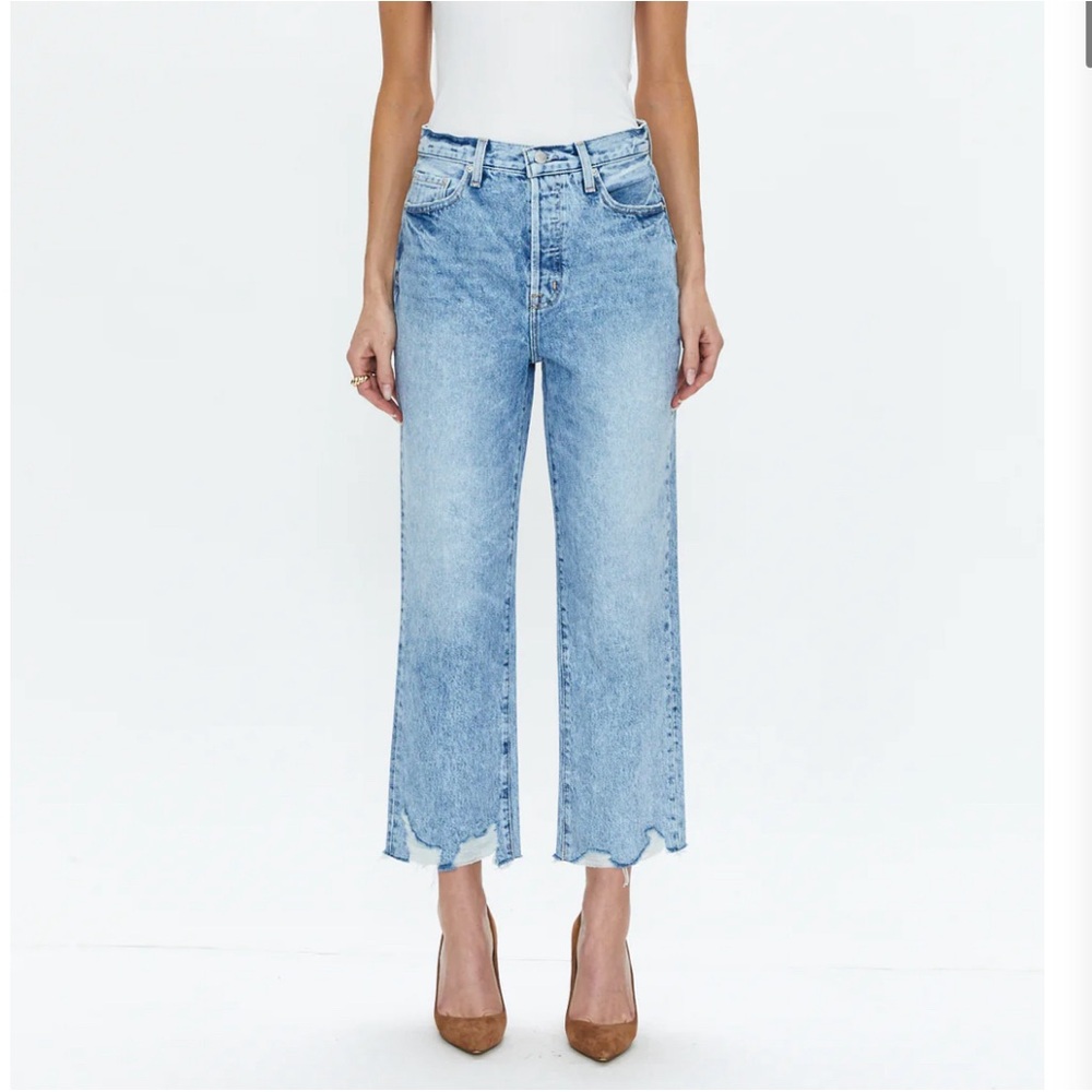 PISTOLA Jeans Cassie Super High Rise Straight Crop in Baja